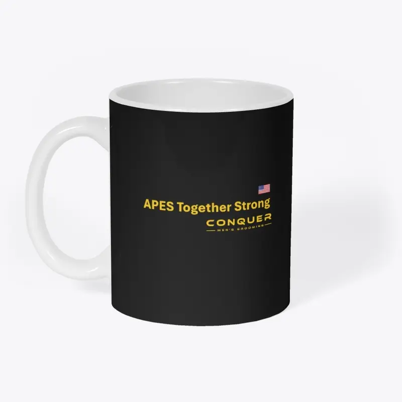 APES Together Strong Mug- Yellow Letters