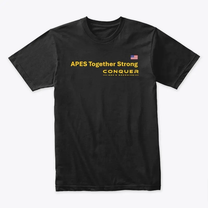 APES Together Strong Tee- Yellow Letters